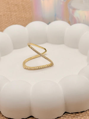 Shine Code –  Anti Tarnish Adjustable Ring