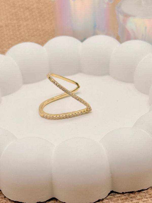 Shine Code –  Anti Tarnish Adjustable Ring
