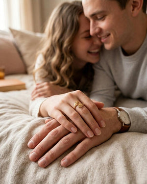 Cuddle Me Forever –  Anti Tarnish Adjustable Ring