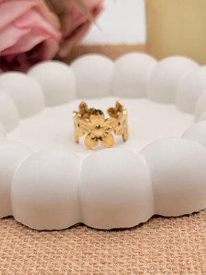 Bloom With Me –  Anti Tarnish Adjustable Ring