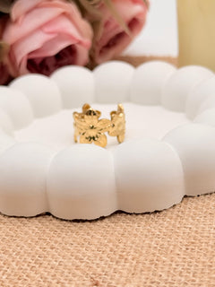 Bloom With Me –  Anti Tarnish Adjustable Ring