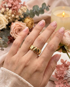 Love Loaded –  Anti Tarnish Adjustable Ring