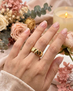 Love Loaded –  Anti Tarnish Adjustable Ring