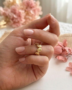 Bubble Mood –  Anti Tarnish Adjustable Ring