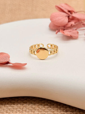 Shine Token –  Anti Tarnish Adjustable Ring