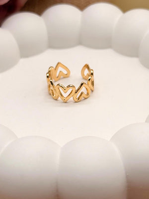 Delulu Love Ring –  Anti Tarnish Adjustable Ring