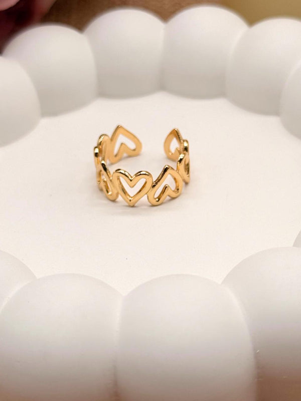 Delulu Love Ring –  Anti Tarnish Adjustable Ring