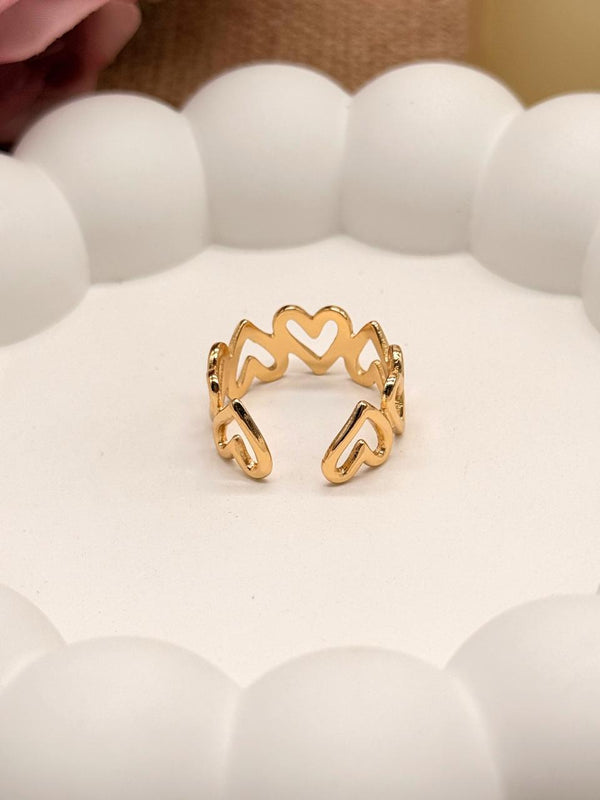 Delulu Love Ring –  Anti Tarnish Adjustable Ring
