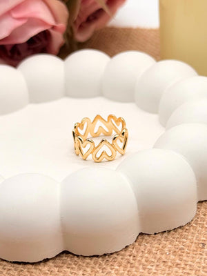 Delulu Love Ring –  Anti Tarnish Adjustable Ring