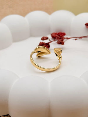 Golden Crush Ring –  Anti Tarnish Adjustable Ring