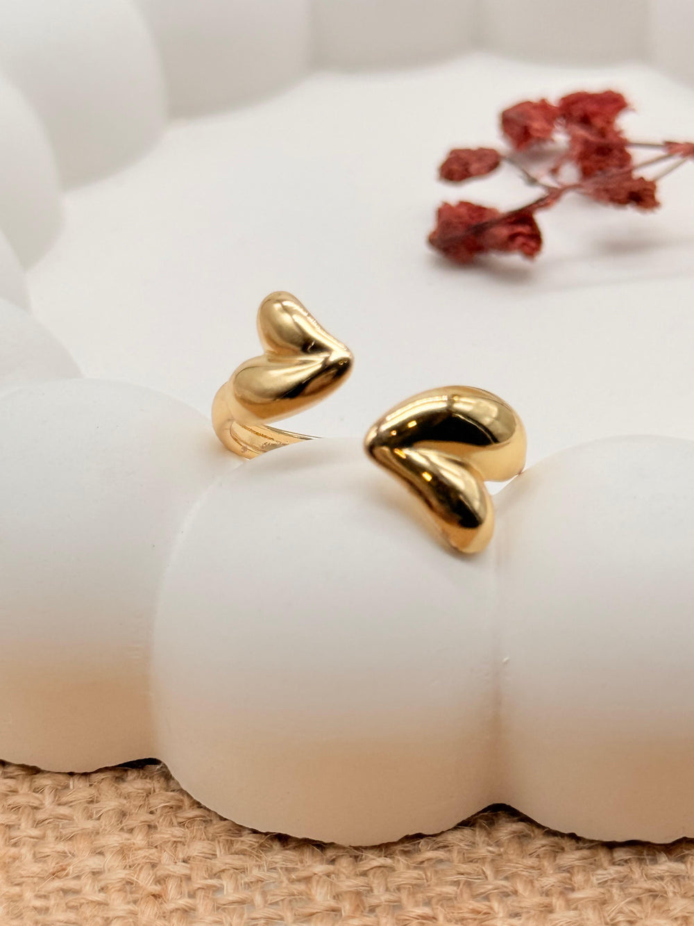 Golden Crush Ring –  Anti Tarnish Adjustable Ring