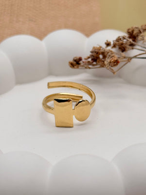 Dual Mood Ring –  Anti Tarnish Adjustable Ring