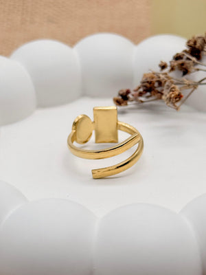 Dual Mood Ring –  Anti Tarnish Adjustable Ring