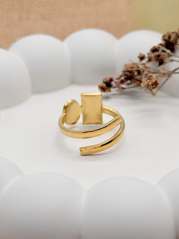 Dual Mood Ring –  Anti Tarnish Adjustable Ring
