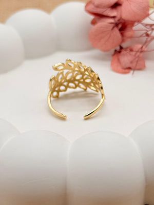 Golden Vine Ring –  Anti Tarnish Adjustable Ring