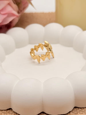 Bow Crush Ring - Anti Tarnish Adjustable Ring