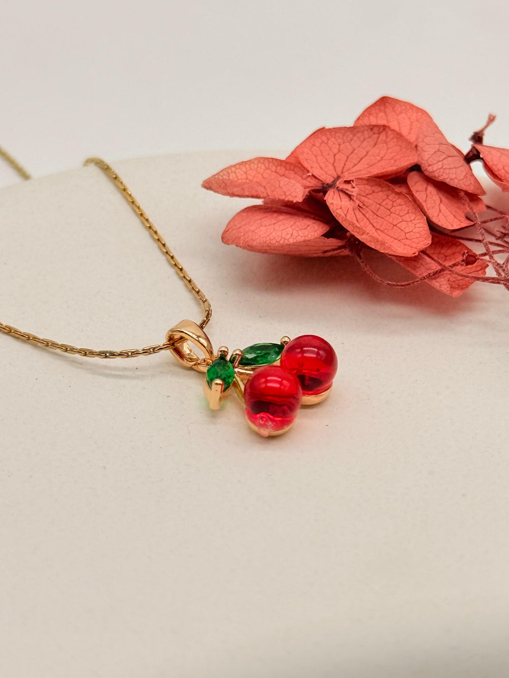 Cherry On Top — Anti-Tarnish Necklace
