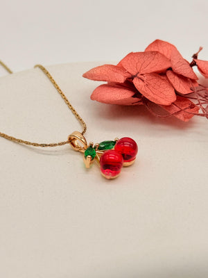 Cherry On Top — Anti-Tarnish Necklace