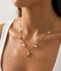 Coastal Cutie — Anti-Tarnish Necklace