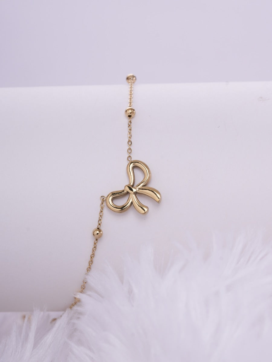 Knot Cute – Anti Tarnish Bow Anklet