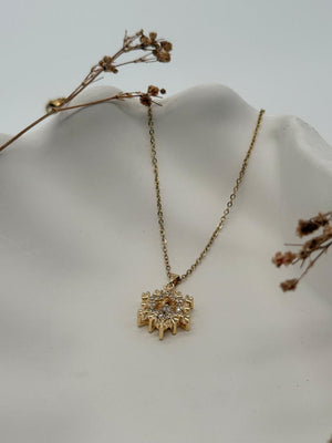 Frostelle – Snowflake-Inspired Pendant Necklace
