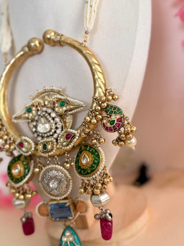 Imperial Charm Pachi Kundan Hasli
