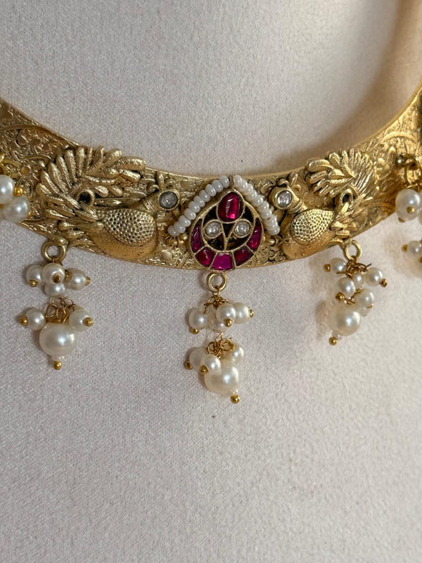 Mystic Heirloom Jadau Hasli - Rosy Dawn Radiance