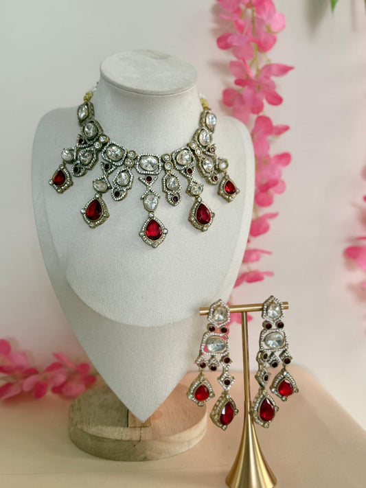 Vintage Heirloom – Mossonite Replica Necklace Set