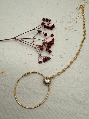 Rajnoor Emerald – Kundan Bridal Set