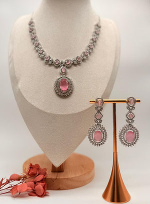 Pink Celestia – AD Necklace Set