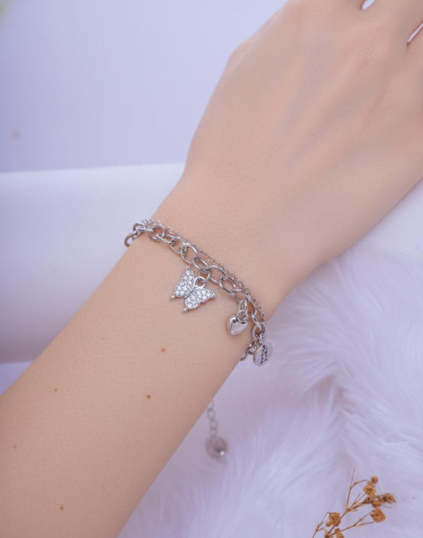 GlimmHer – Layered Charm Bracelet