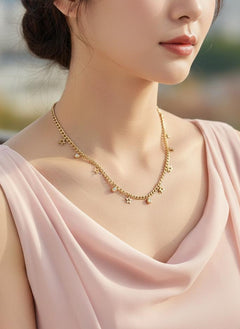 Stellar Glow – Anti Tarnish Necklace