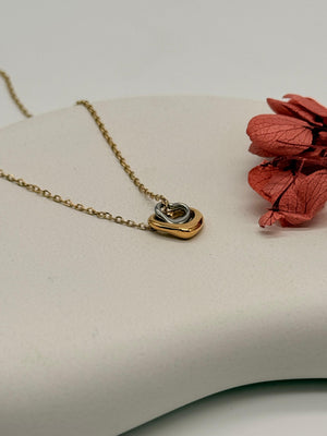 Harmony Hearts — Anti-Tarnish Necklace