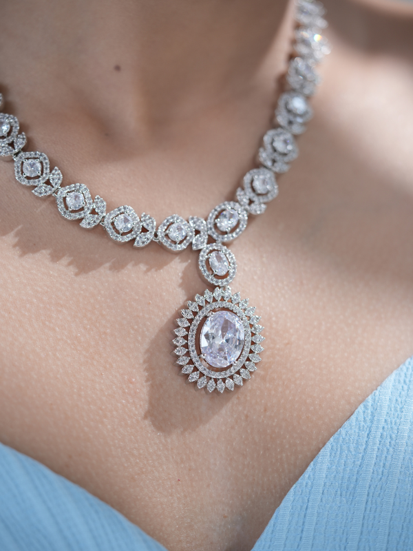Clear Celestia – AD Necklace Set