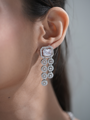 Crystal Royale Cascade – AD Necklace Set