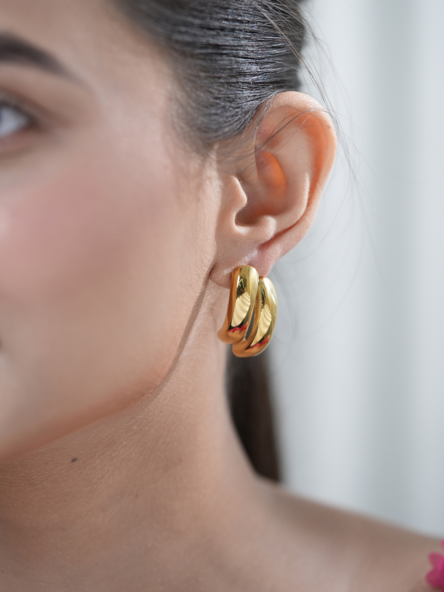 Bold Knot – Anti Tarnish Earrings