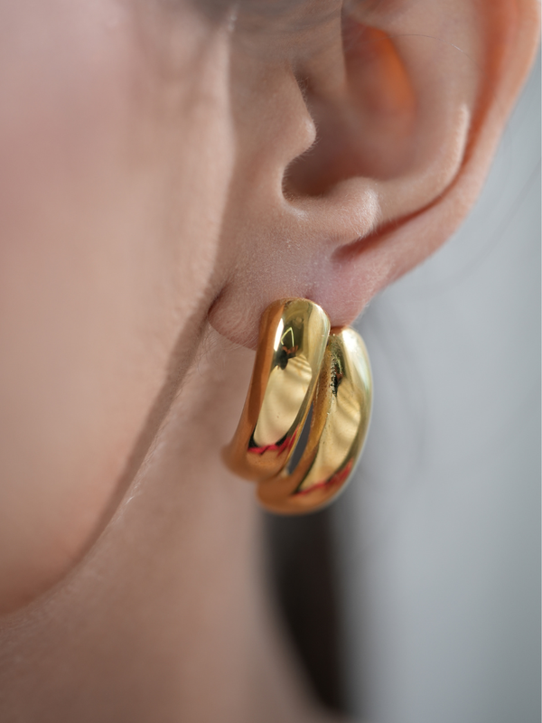 Bold Knot – Anti Tarnish Earrings