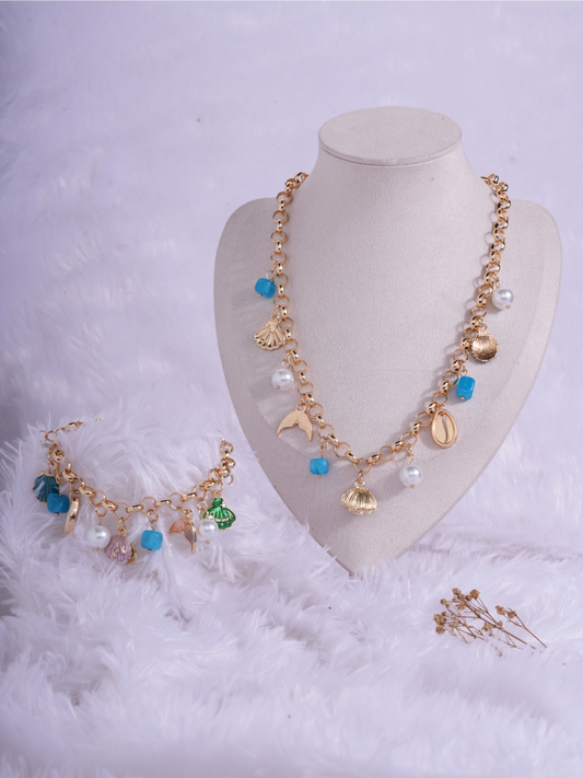 Tide Charms – Necklace & Bracelet Set