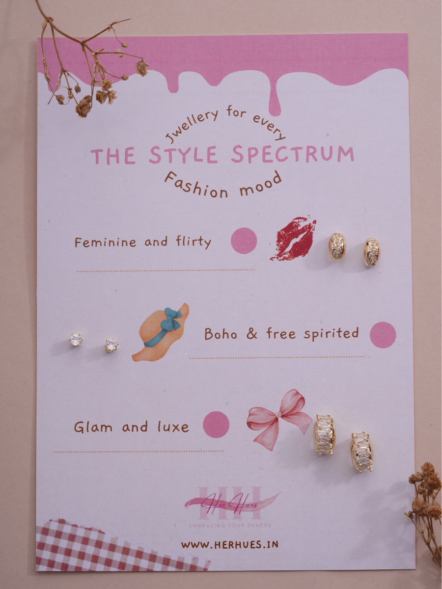 Everyday Elegance Anti Tarnish Earrings Trio