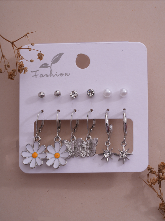 Garden Muse 6-Pair Earrings Set