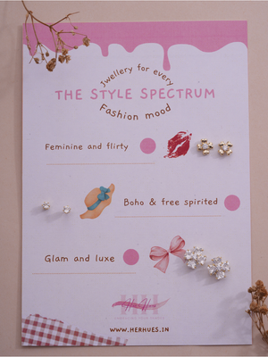 Petal Perfection Anti Tarnish Earrings Combo