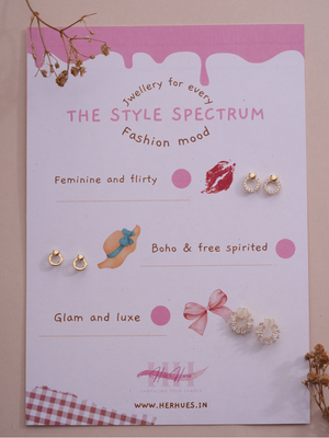 Circle of Charm Anti Tarnish Earring Trio