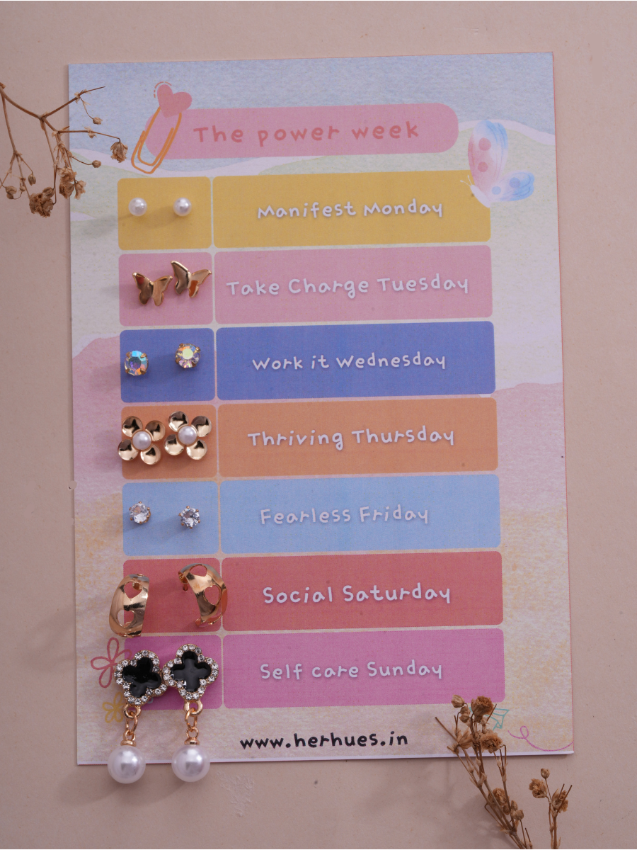 Days of Glam Weekly Earring Collection