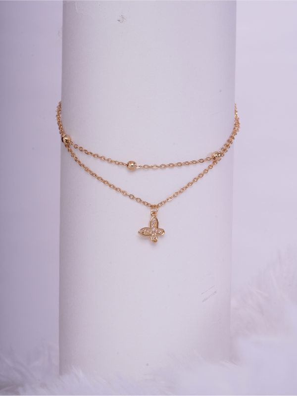 Soft Stroll – Anti Tarnish Charm Anklet