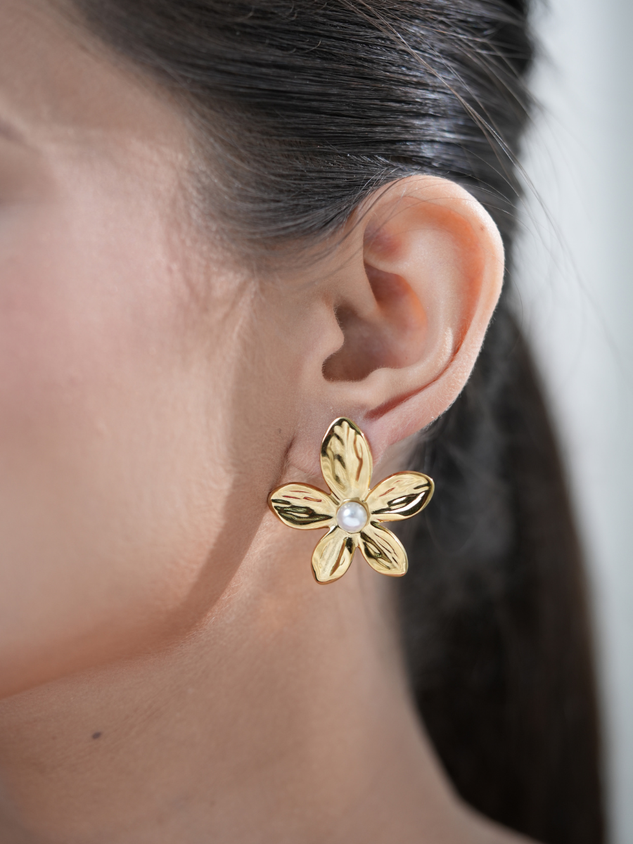 Twinkle Flora – Anti Tarnish Earrings