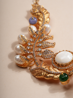 Royal Peacock Paradise Designer Necklace Set