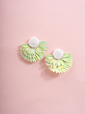 Petal Pop – Handmade Sequin Flower Earrings