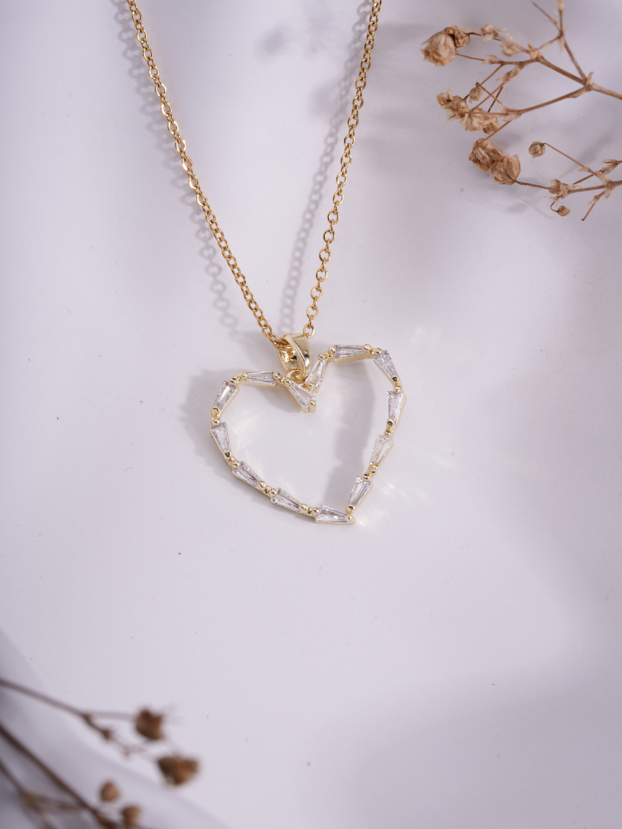 Glitz Heartbeam – Anti Tarnish Necklace