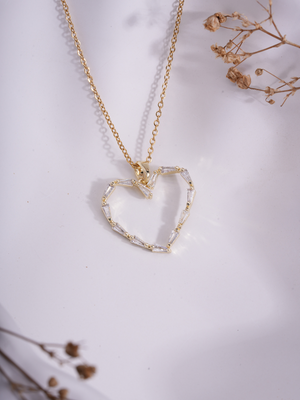 Glitz Heartbeam – Anti Tarnish Necklace