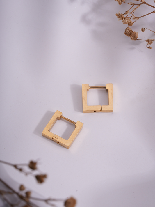 Square Off – Anti Tarnish Hoops